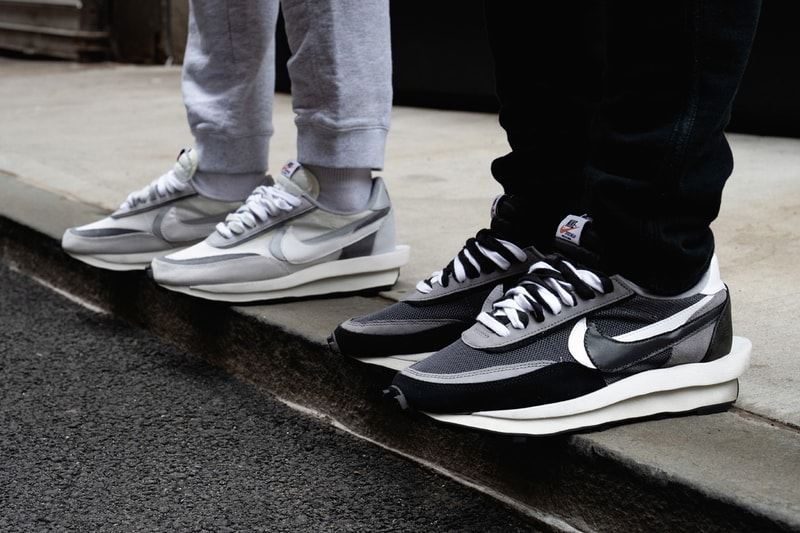 sacai x nike on feet