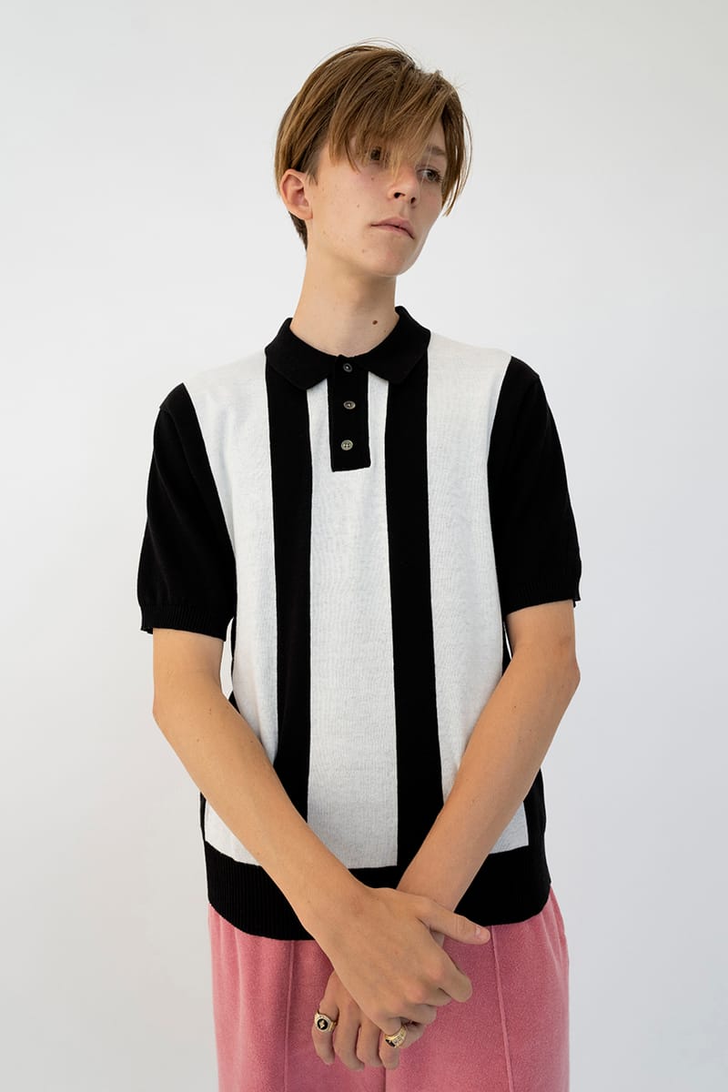 新品　Stussy Cable summer polo knit 中田圭佑 Textured S/S Polo Sweater – Premier