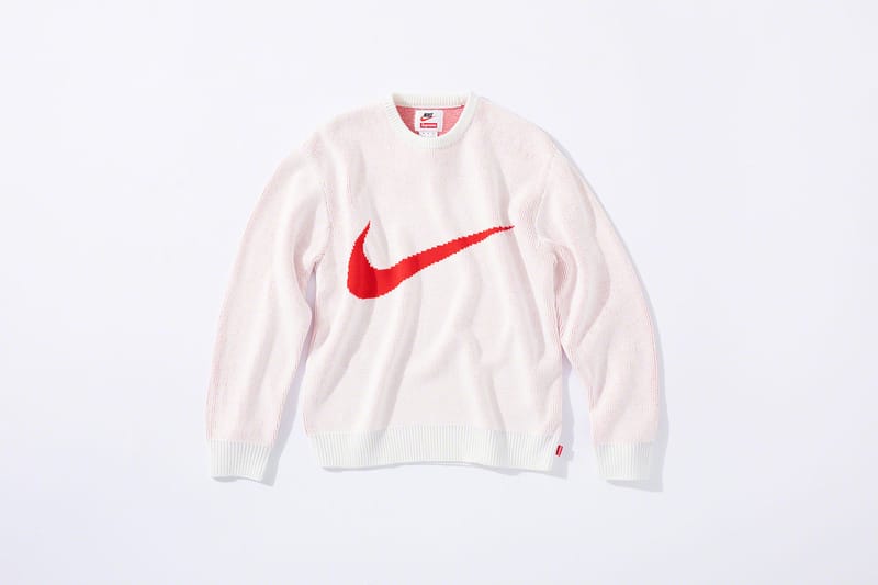 Supreme nike 2024 swoosh sweater black