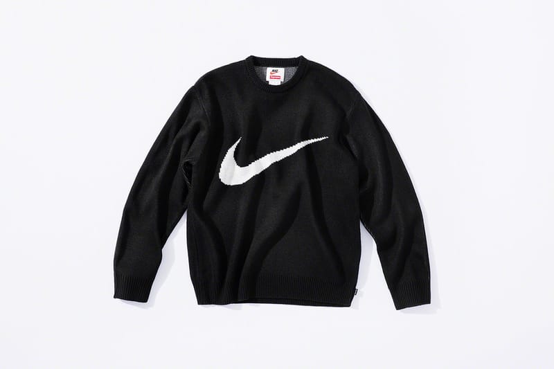 Supreme nike best sale swoosh sweater