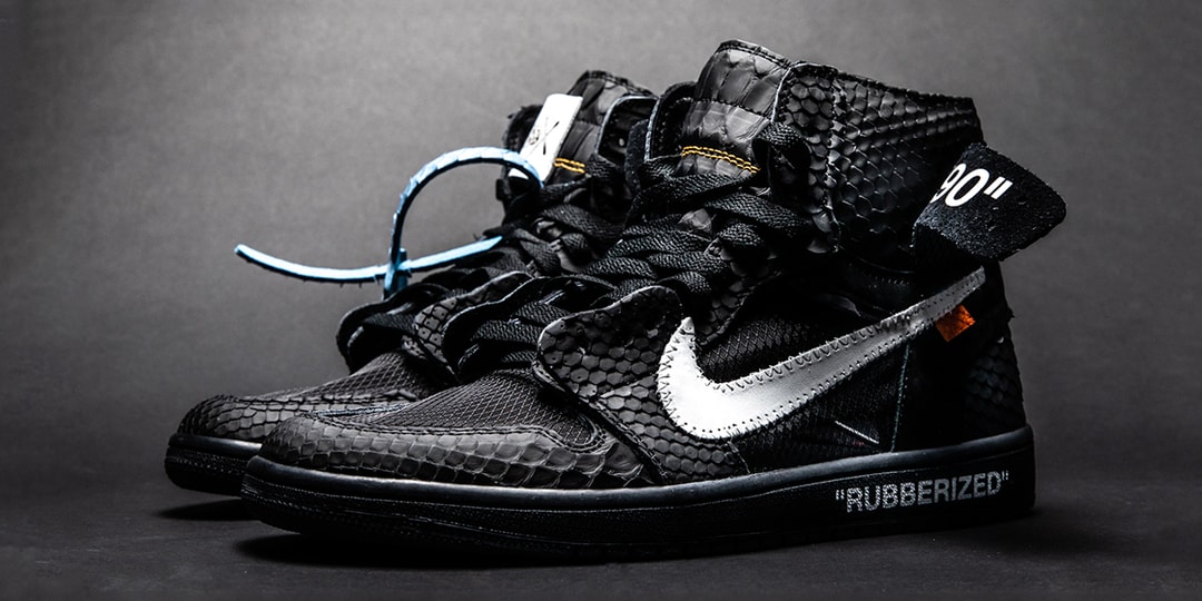 The Shoe Surgeon Rubberized Python Air Jordan 1 | Hypebeast