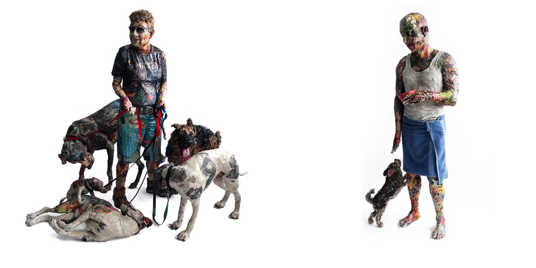 Художник Уилл Курц представляет скульптуры собак-спасателей в натуральную величину на выставке в Нью-Йорке