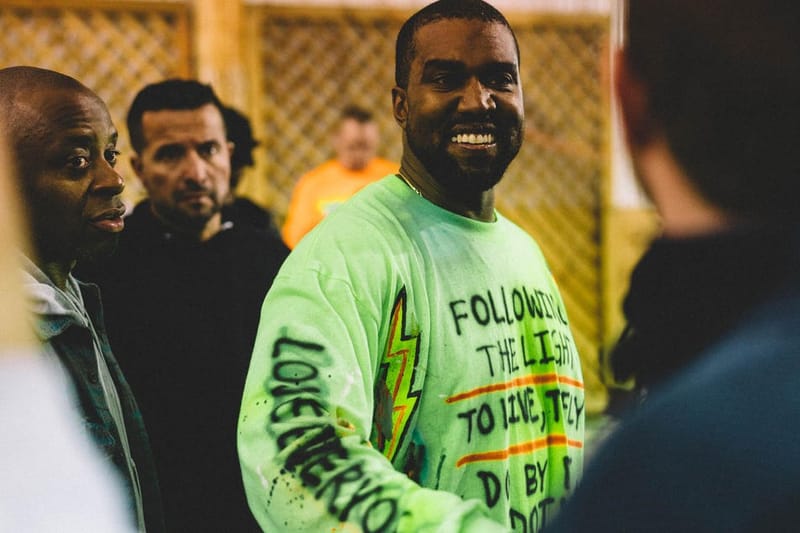 Yeezy store green shirt