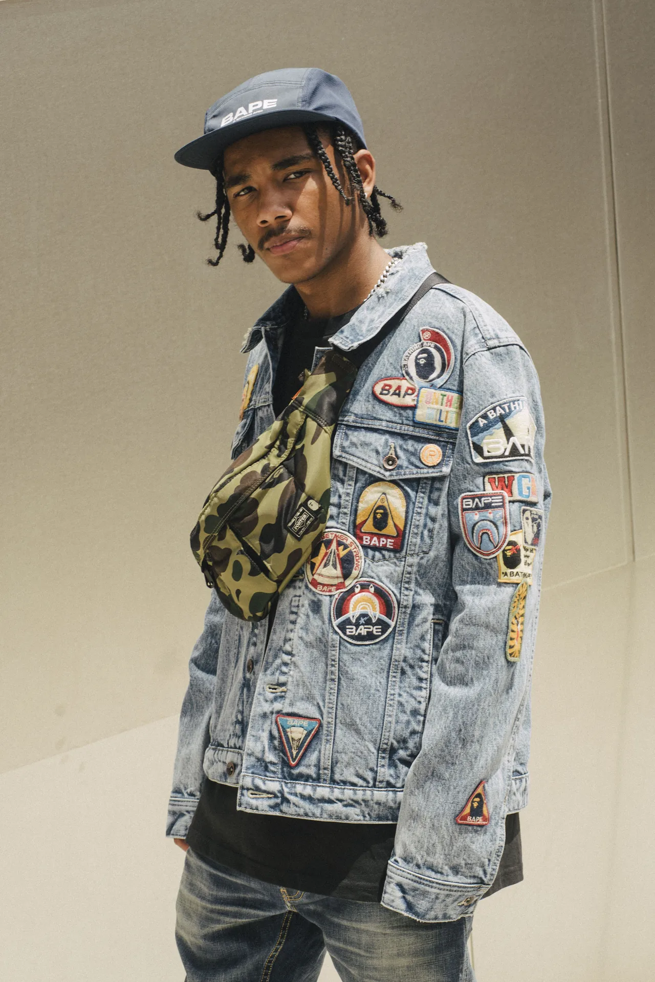 Denim shop jacket bape