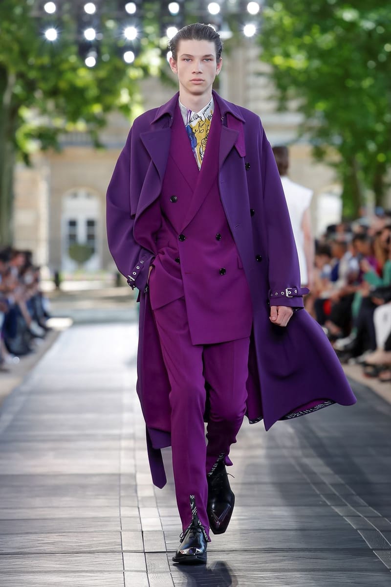 Haider Ackermann SS20 Purple Jacket-