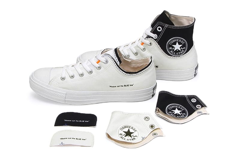 Thin blue deals line converse shoes