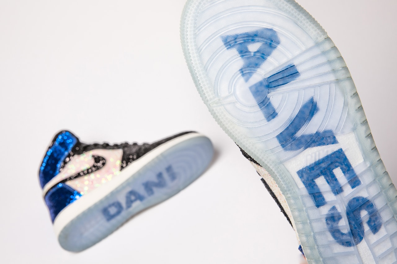 shoe surgeon jordan 1 glitter