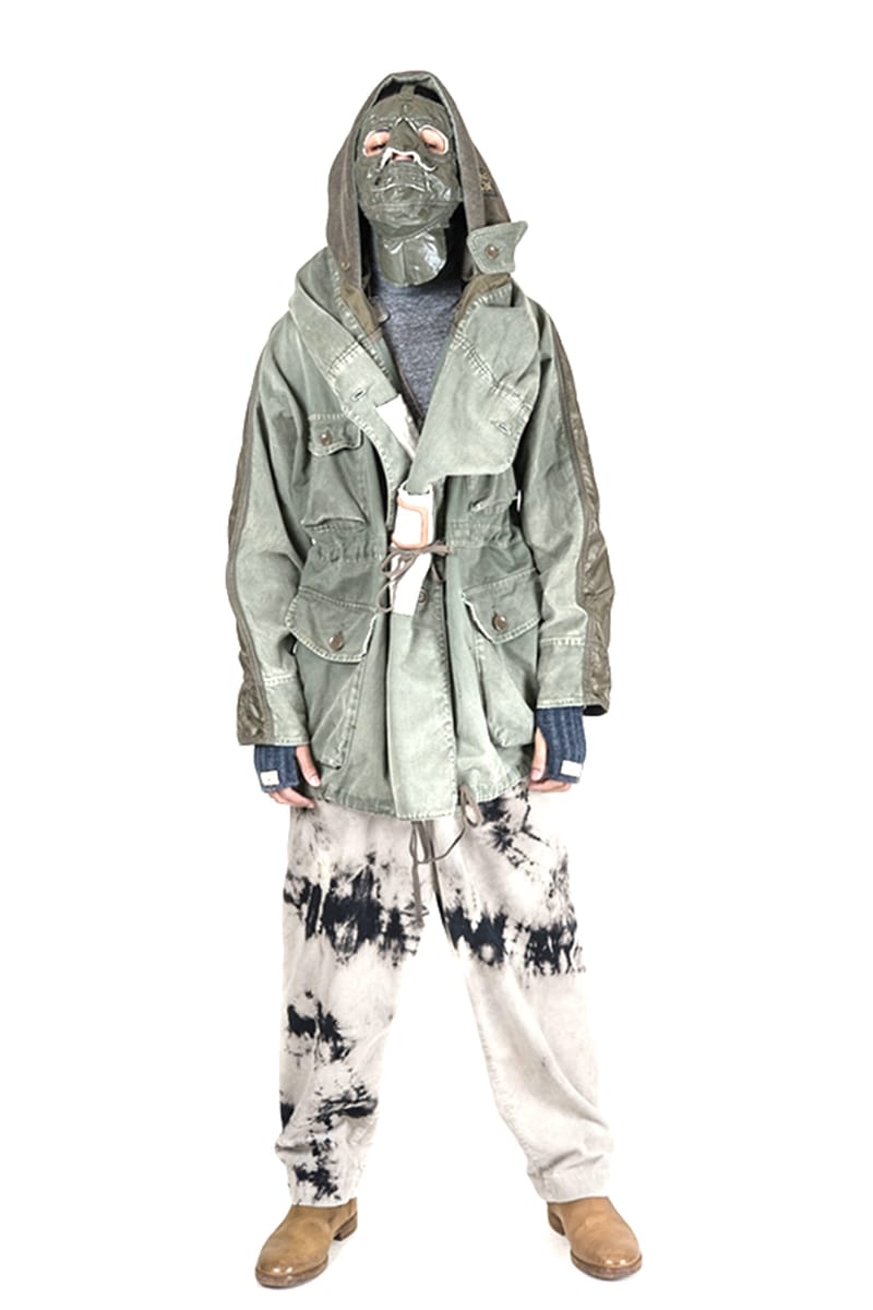 美品 kapital ボアベスト ミリタリー