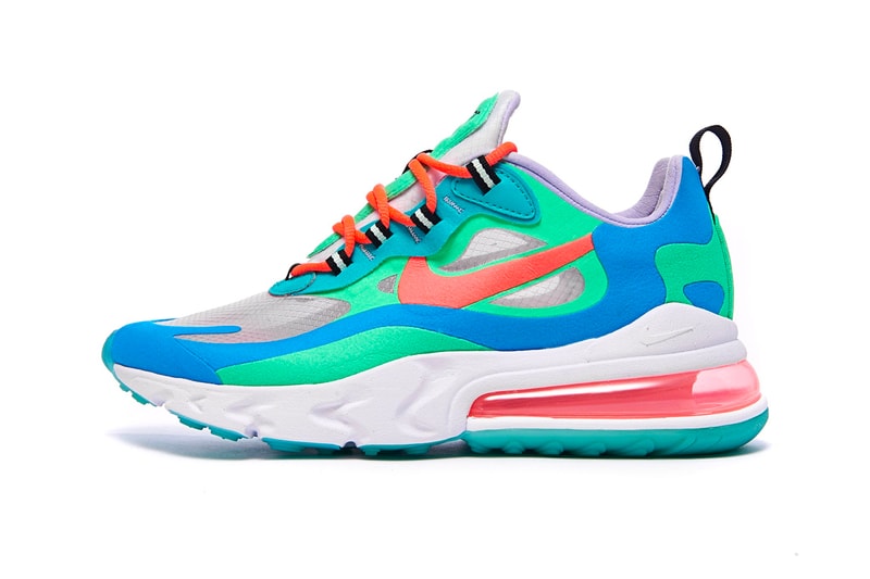 Nike Air Max 270 React (Bauhaus Art) Phantom Euro Petrol