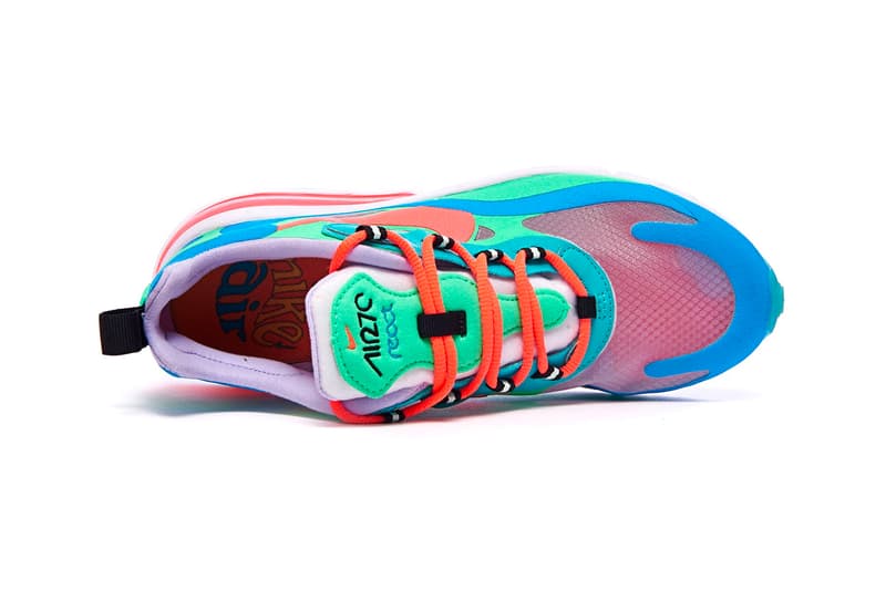 Nike Air Max 270 React Geometric Art Grade School Kids