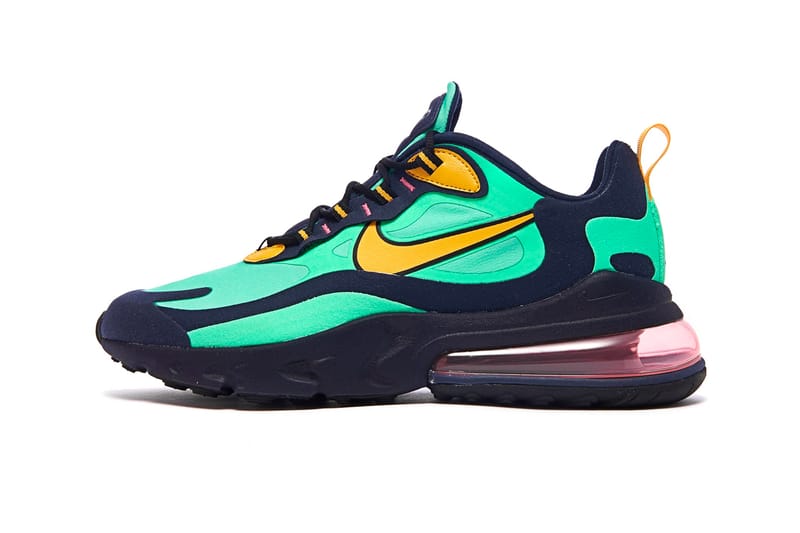 Air max 270 react - 2025 women's electro green/flash crimson/blue lagoon/jade