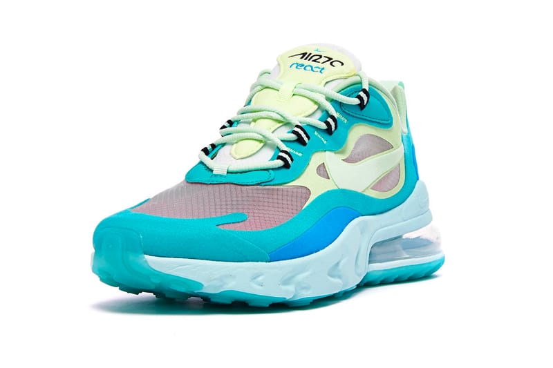 Air max 270 react - 2025 women's electro green/flash crimson/blue lagoon/jade