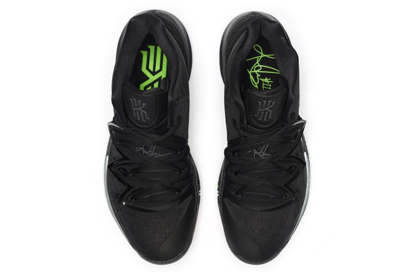 kyrie 5 black with rainbow