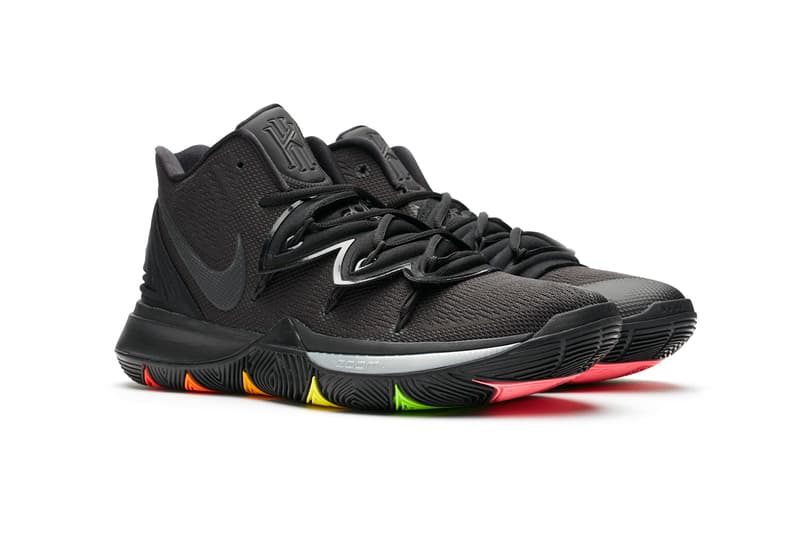 kyrie 5 black rainbow