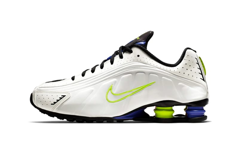 Nike Shox R4 Black Glow White Flash Releases Hypebeast