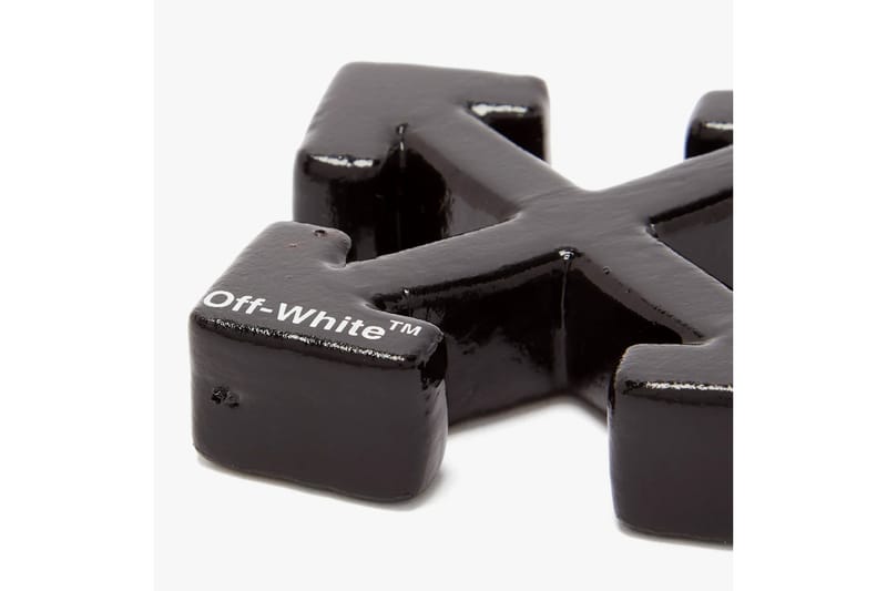 Off-White™ Patent Arrow Key Ring Release | Hypebeast