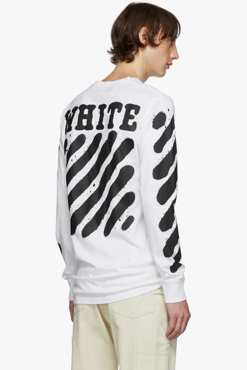 Off white 2024 spray paint sweatshirt