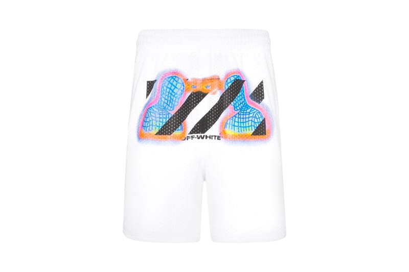 Off-White™ Thermal Print Mesh Shorts Release | Hypebeast