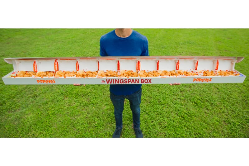 Popeyes Louisiana Kitchen Wingspan Box Announcement | Hypebeast