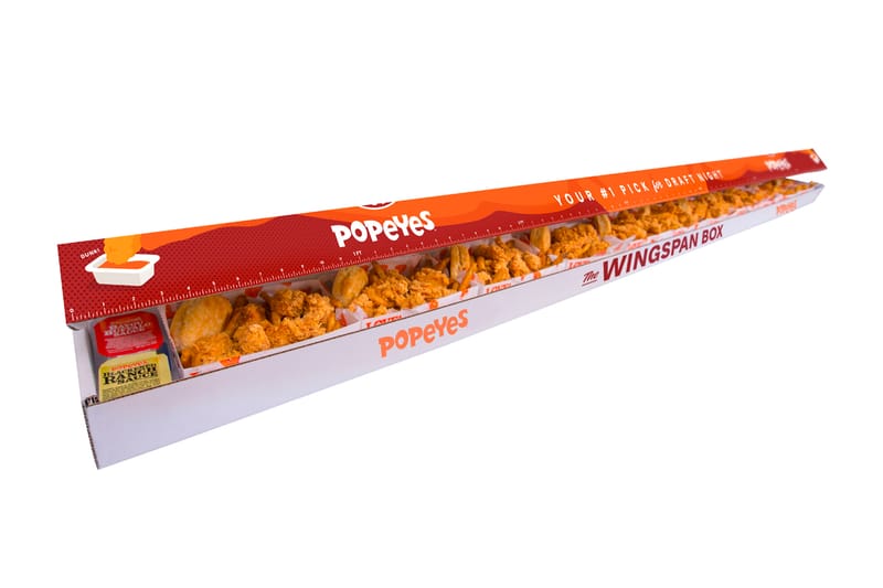 Popeyes Louisiana Kitchen Wingspan Box Announcement | Hypebeast