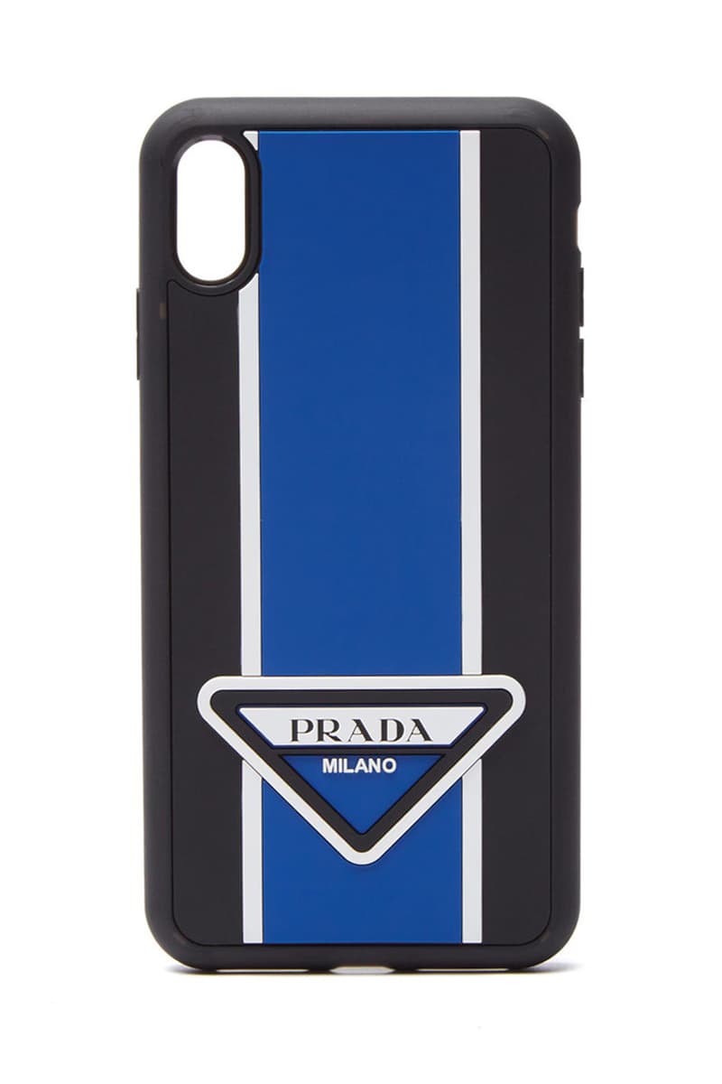 Prada Logostripe iPhone XS Max Case HYPEBEAST