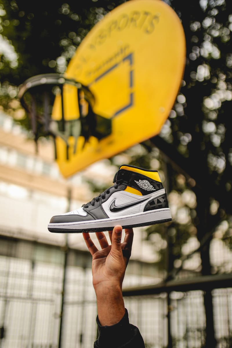 Comme des garcons jordan 1 clearance yellow