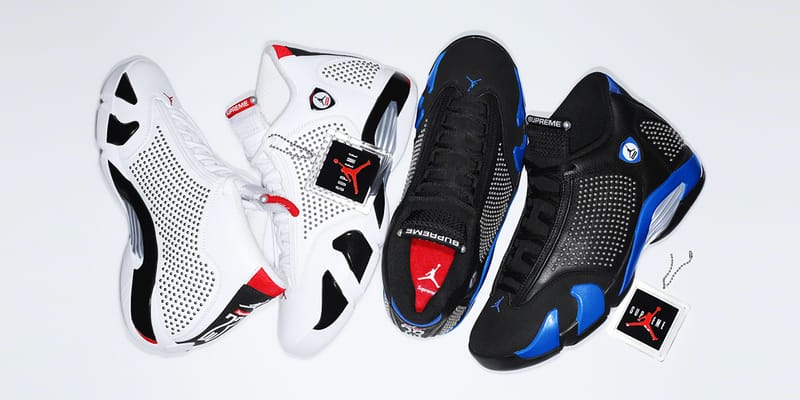 Supreme x air jordan 14 hot sale retro sp