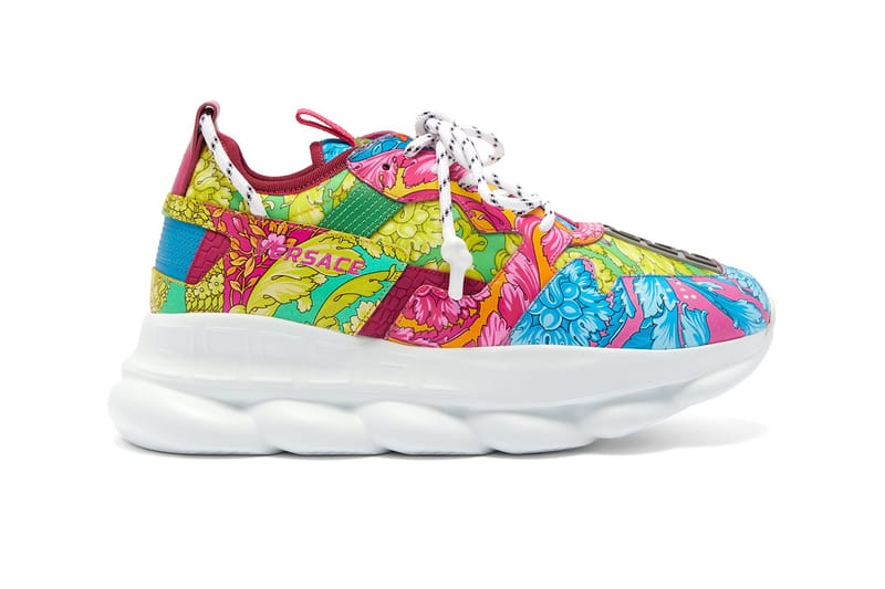 Versace fashion multicolor sneakers