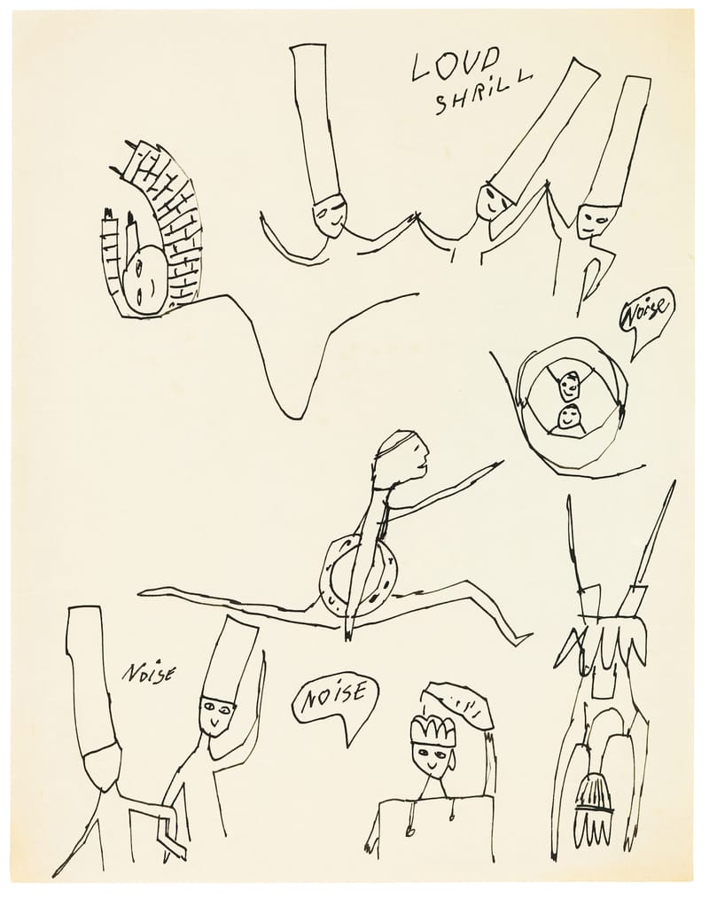 Andy deals warhol drawings