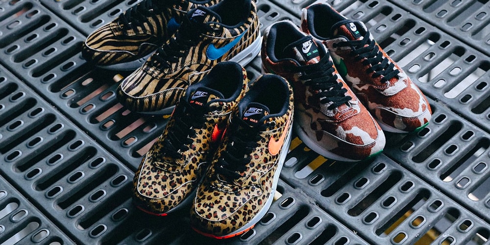 atmos x nike air max 1 animal pack 2.0