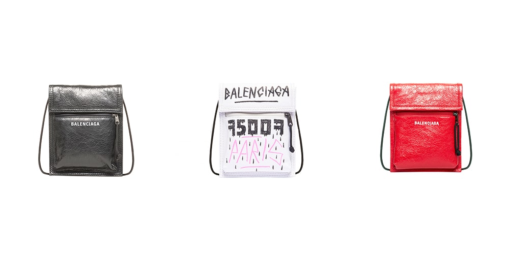 balenciaga neck pouch