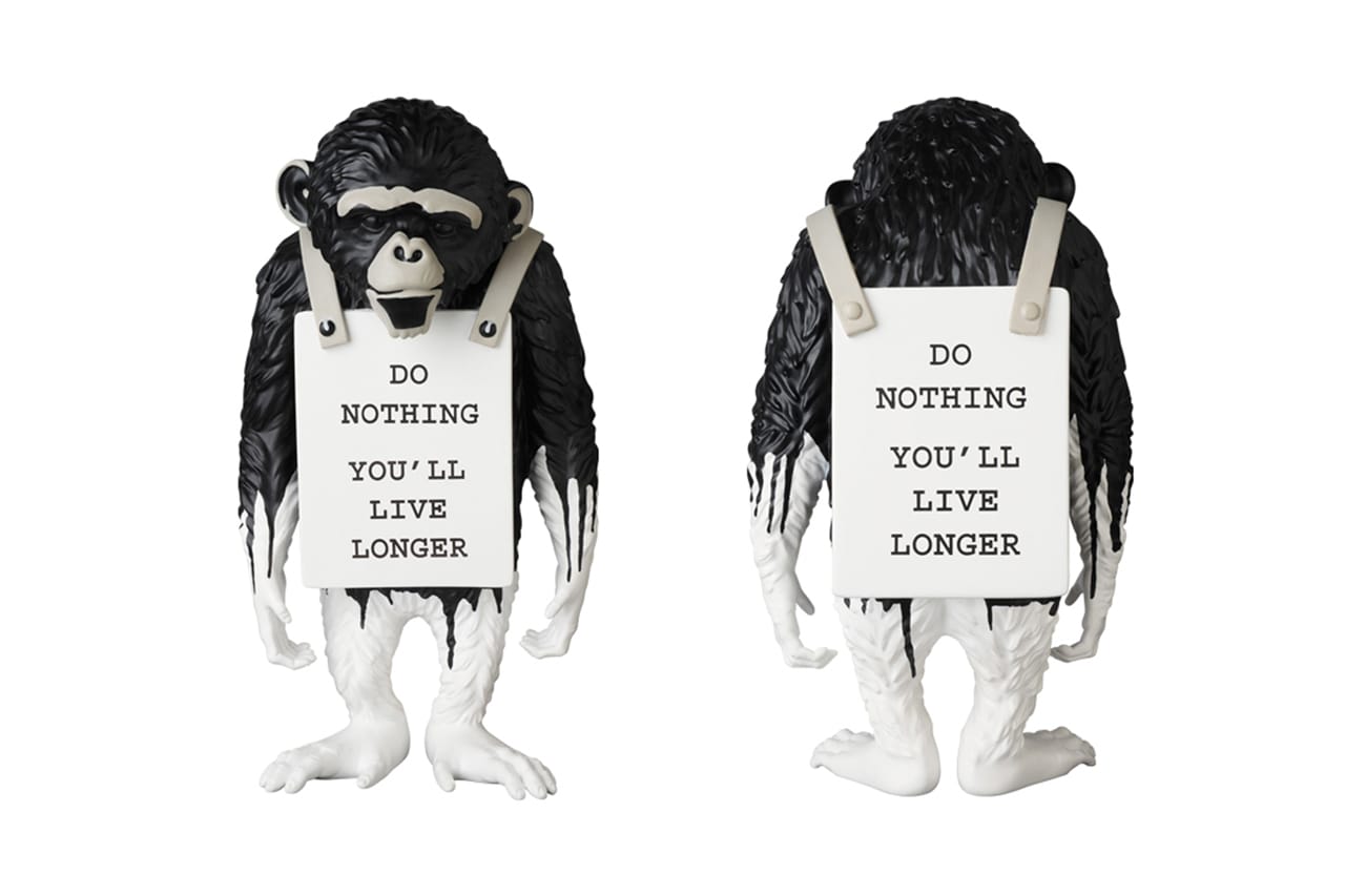 Banksy 'Monkey Sign' Brandalism x Medicom Toy | Hypebeast