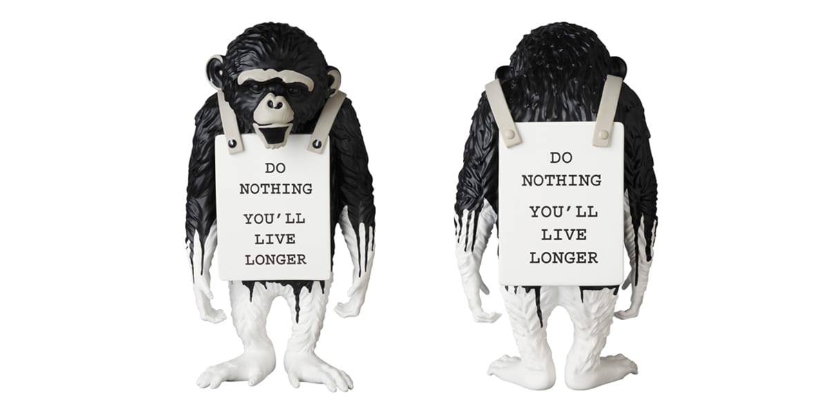 Banksy 'Monkey Sign' Brandalism x Medicom Toy | HYPEBEAST