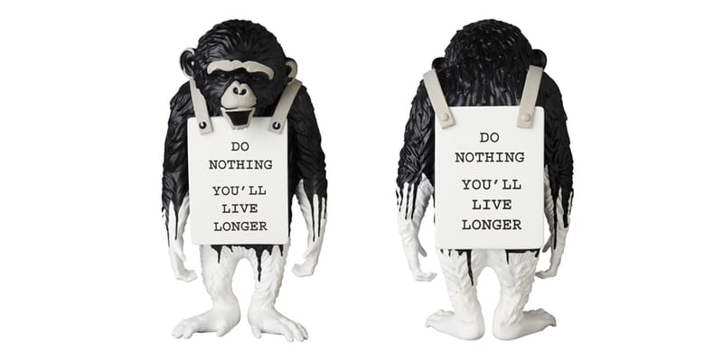 Banksy 'Monkey Sign' Brandalism x Medicom Toy | Hypebeast