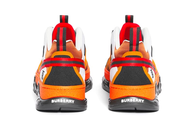 burberry sneakers orange