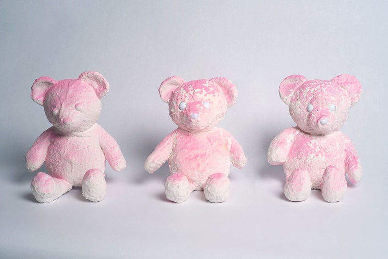 Daniel Arsham Pink 'Cracked Bear' Edition Release | Hypebeast