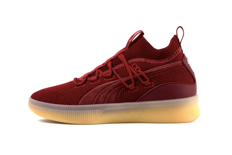 Puma clyde maroon sale