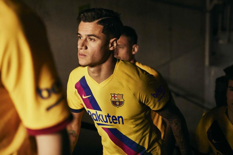 Fcb yellow hot sale jersey