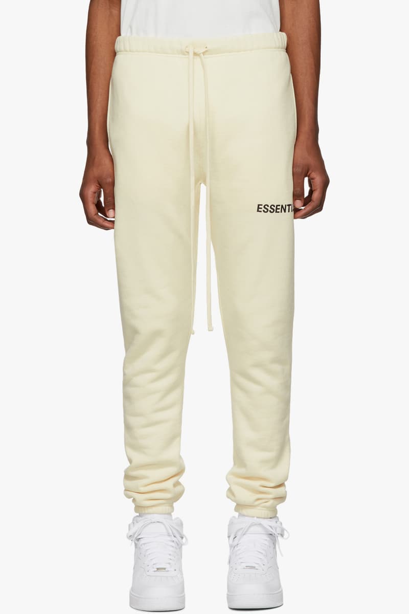 fear of god taupe sweatpants