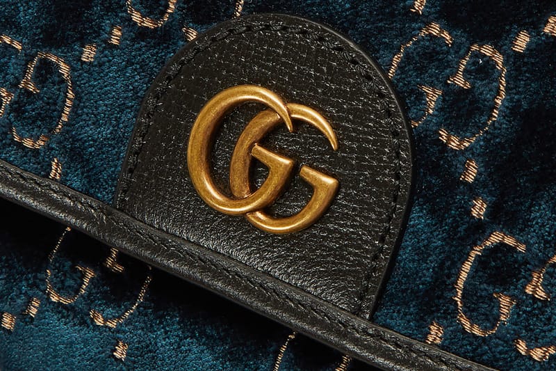 Gucci on sale velvet blue