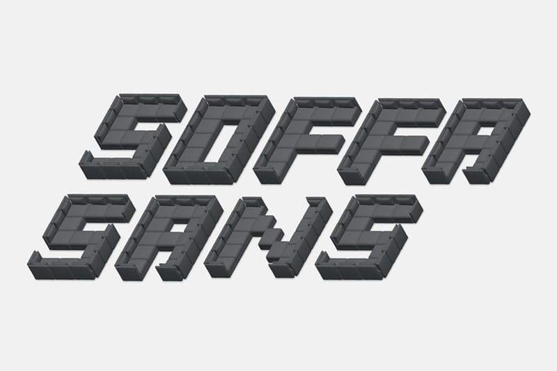 IKEA s SOFFA Sans Typeface Created With Couches Hypebeast