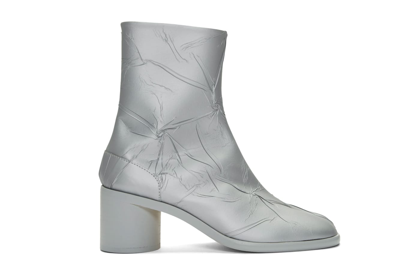 Maison Margiela Silver Metallic Tabi Boots Release | Hypebeast
