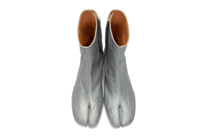 Maison Margiela Silver Metallic Tabi Boots Release | Hypebeast