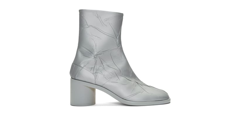 靴 Maison Margiela Tabi boots Tabi Leather Ankle Boots White | Maison Margiela