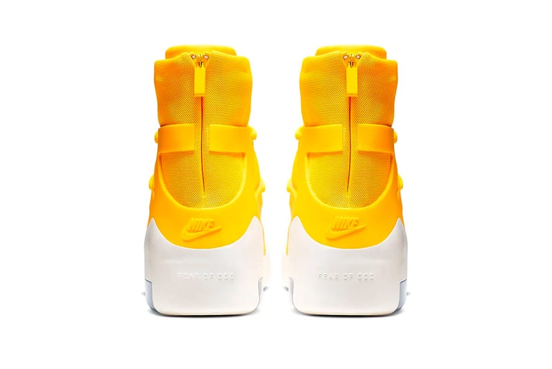 Nike air fear of god best sale 1 yellow