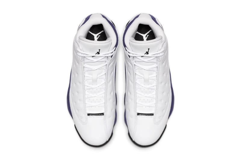 White purple and yellow jordans outlet 13