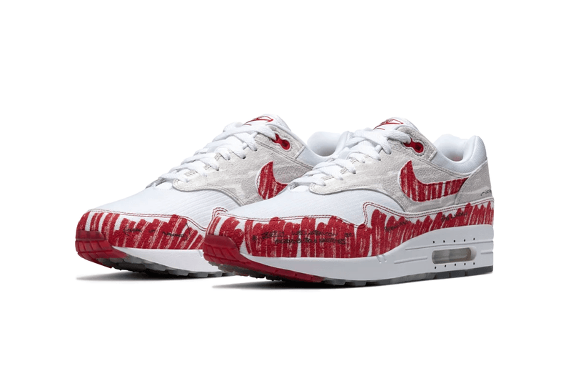 スニーカー AIR MAX 1 SKETCH TO SHELF  SCHEMATIC RED Nike 