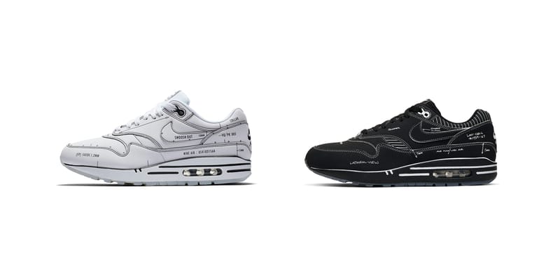 Air max best sale 1 black schematic