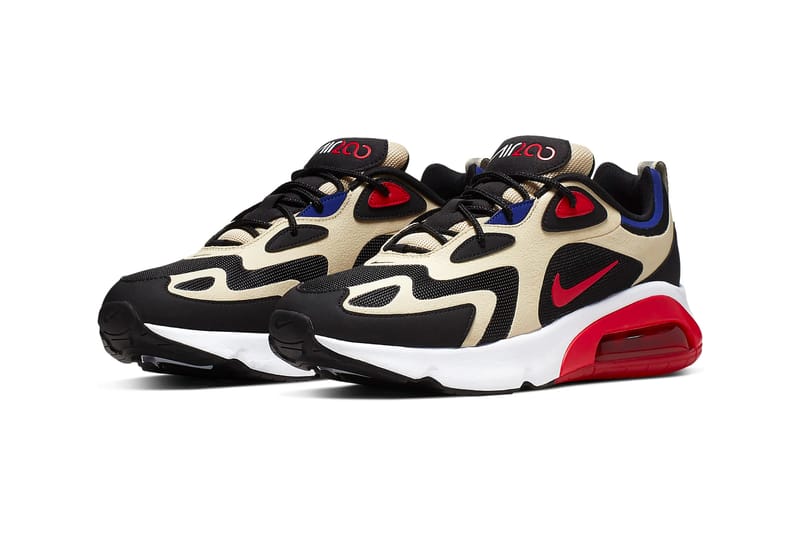 Nike air 200 hot sale black and red