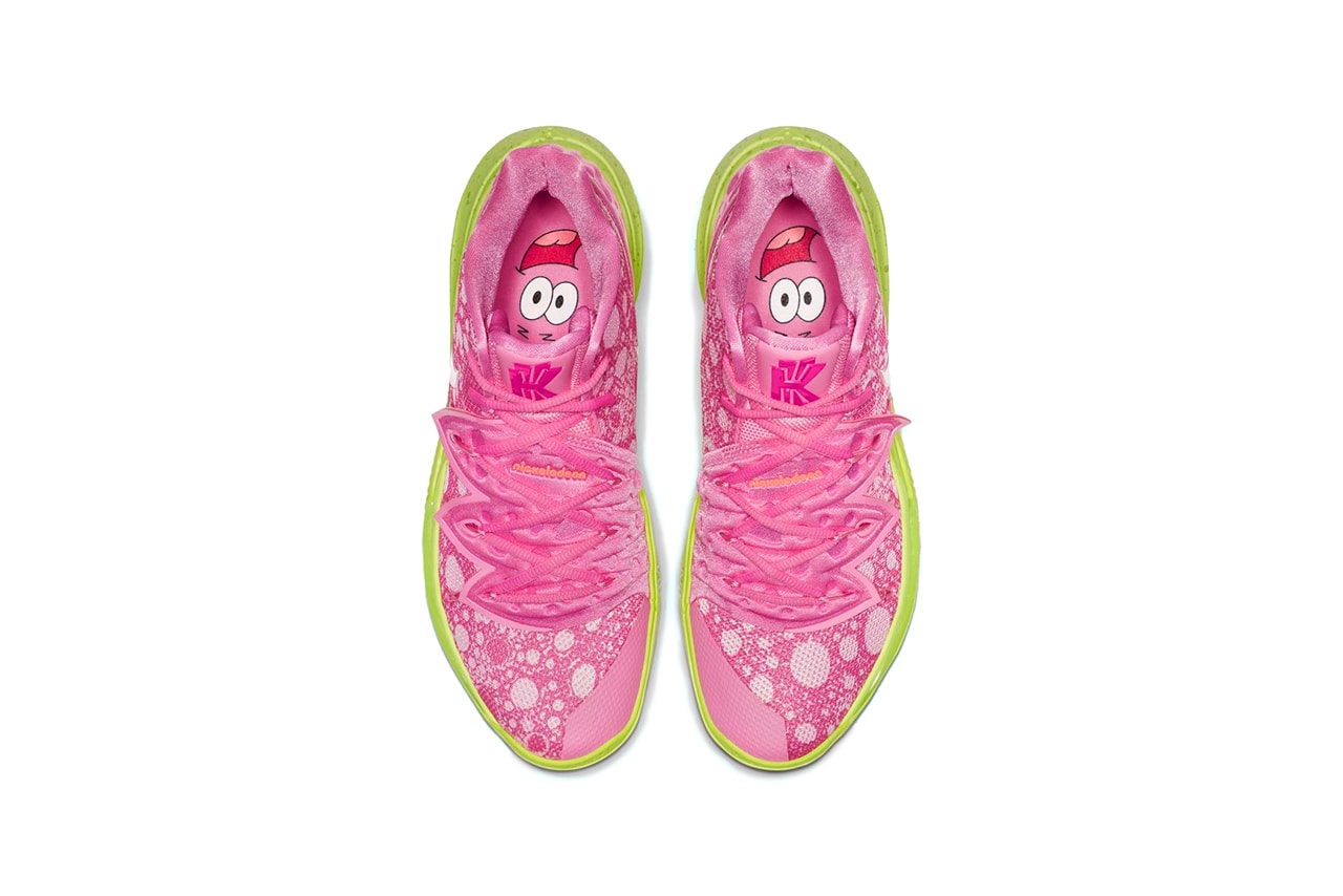 spongebob and patrick kyrie shoes